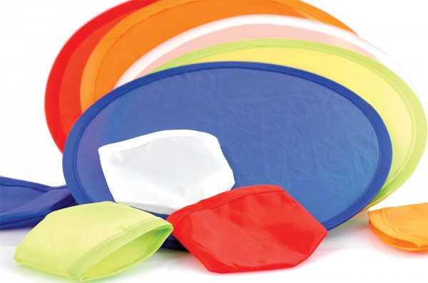 frisbees plegables de colores 