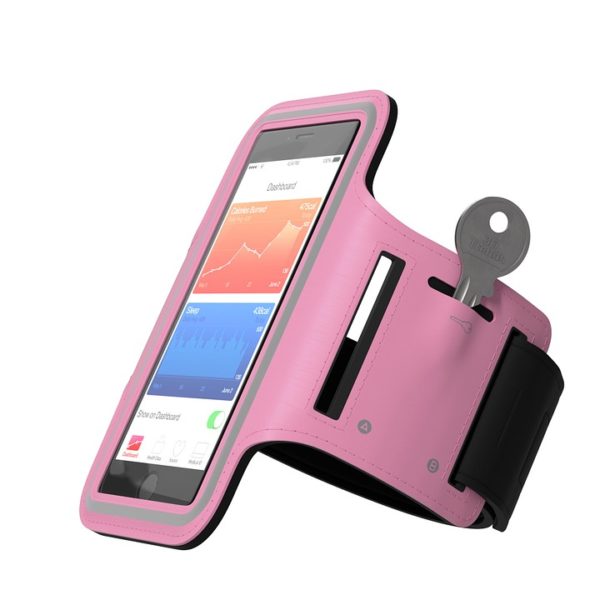 Brazalete para smartphone en color rosa palo