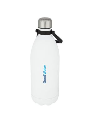 botella de acero inoxidable con aislamiento al vacío de 1,5 l cove burgundy/blanco vista1