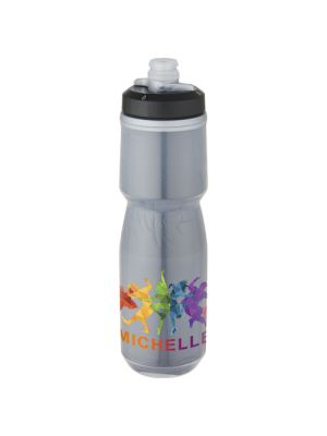 bidón deportivo de 700 ml podium chill burgundy/blanco vista1