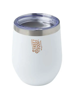 Taza con aislamiento de cobre de 350 ml de acero inóxidable reciclado con certificado RCS 