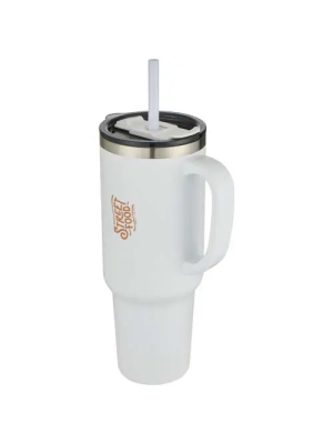 Vaso de cobre de 1200 ml con doble pared, pajita, aislamiento y certificado RCS 