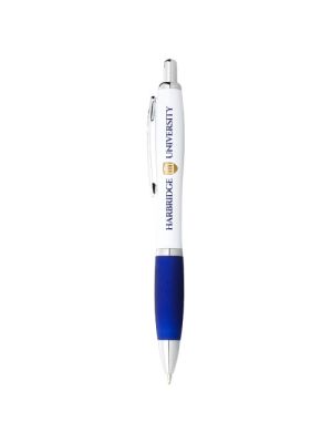 bolígrafo blanco con empuñadura de color nash  vista1