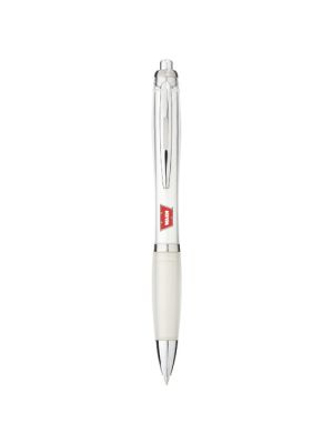 bolígrafo de color con empuñadura de color nash burgundy/blanco vista1
