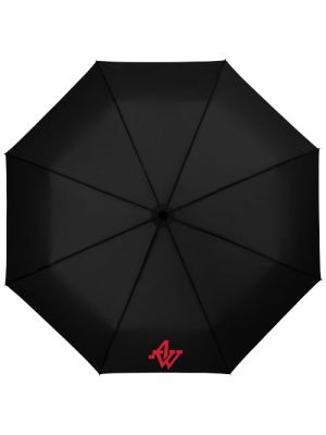 paraguas plegable automático de 21 wali burgundy/blanco vista1