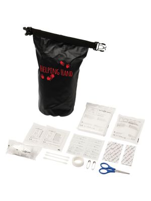 bolsa impermeable con 30 elementos de primeros auxilios alexander burgundy/blanco vista1