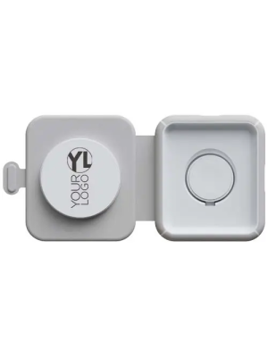 Cargador de viaje inalámbrico 2 en 1 plegable de 15 W 