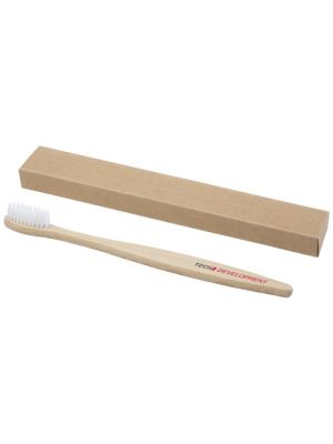 cepillo de dientes de bambú celuk burgundy/blanco vista1