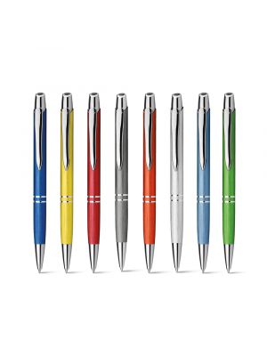 Bolígrafos básicos marieta brush de metal con logo vista 1