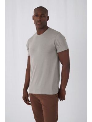 camiseta organic inspire hombre manga corta burgundy/blanco vista1