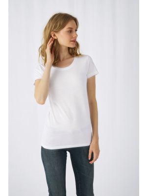 camiseta sublimation mujer manga corta burgundy/blanco vista1