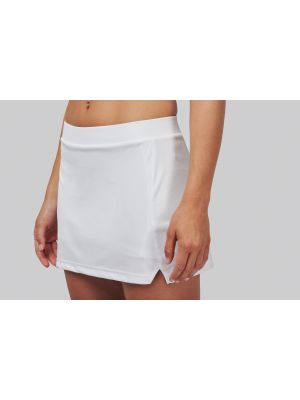 falda de tenis burgundy/blanco vista1