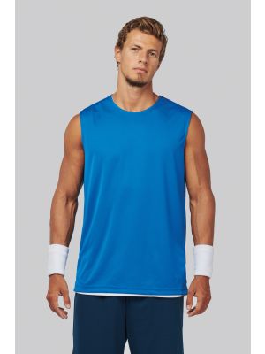 camiseta baloncesto sin mangas reversible unisex sin mangas burgundy/blanco vista1