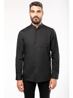 camisa cuello mao manga larga hombre manga larga  vista1