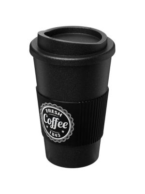 americano® vaso térmico de 350 ml con agarradera midnight burgundy/blanco vista1