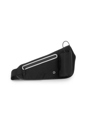 riñonera deportiva con portabidon burgundy/blanco vista1