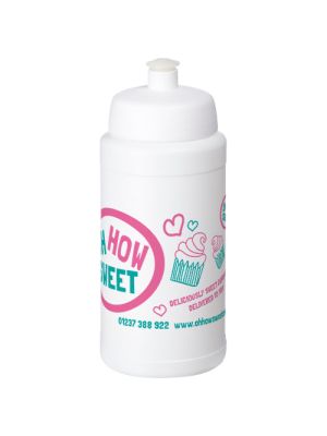 bidón deportivo de 500 ml baseline® plus burgundy/blanco vista1