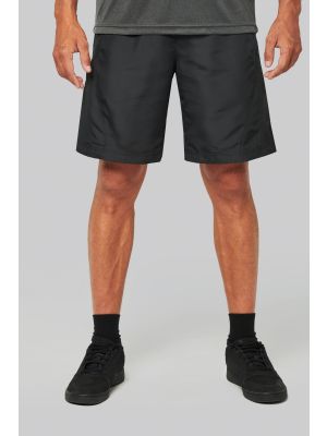 shorts deportivo burgundy/blanco vista1