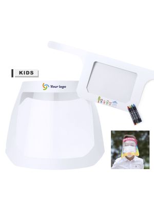 Seguridad covid pantalla facial niño binky de pet para personalizar vista 1