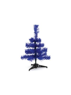 árbol navidad pines burgundy/blanco vista1