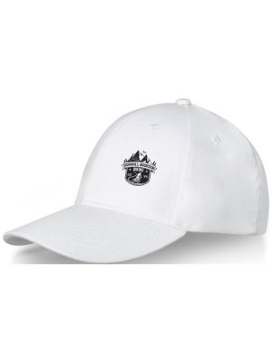 gorra de 6 paneles davis burgundy/blanco vista1