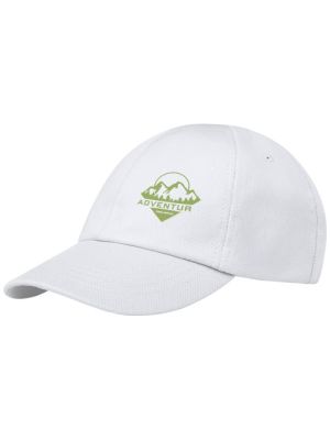 gorra cool fit de 6 paneles cerus burgundy/blanco vista1