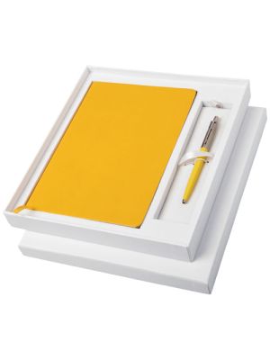 caja de regalo para libreta y bolígrafo classic-parker burgundy/blanco vista1