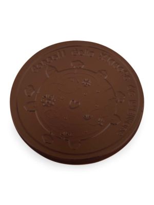 monedas oro de chocolate publiciario (mínimo 30 kg) burgundy/blanco vista1