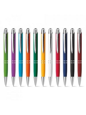 Bolígrafos personalizados marieta soft de metal vista 2