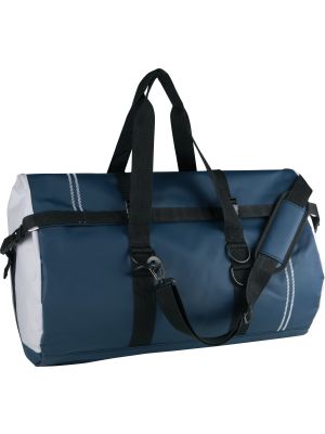 bolsa de viaje impermeable burgundy/blanco vista2