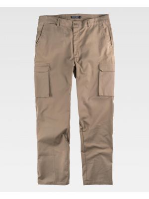 Pantalones de trabajo workteam b1421 de algodon para personalizar vista 2