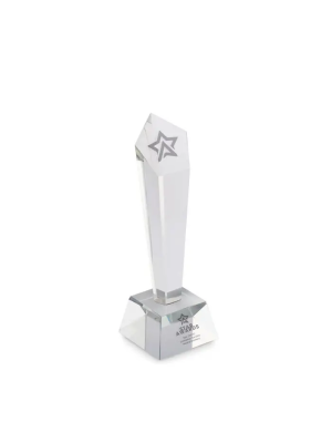 DIAWARD Trofeo de cristal con caja
