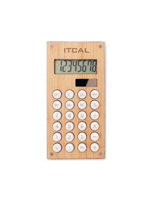 calcubam calculadora bambú de 8 dígitos  vista1