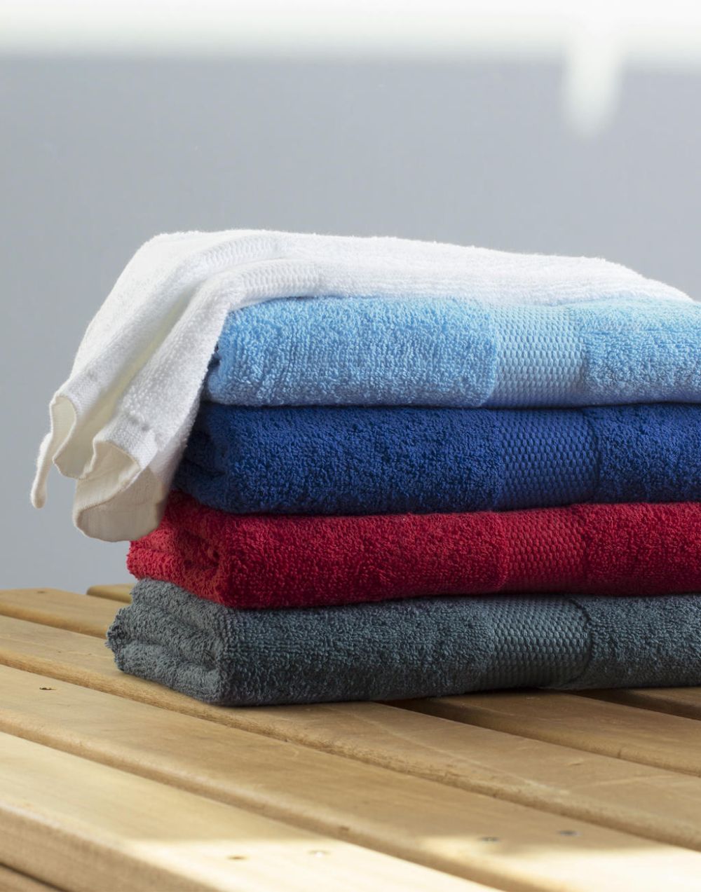 Toallas y albornoces towels by jassz para manos tiber 50x100 cm con logo vista 1