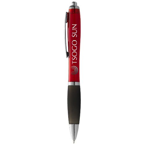 Bolígrafo de color y empuñadura negra 