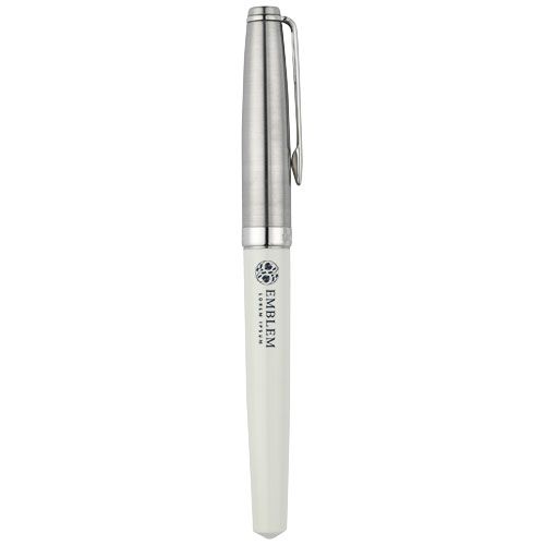 rollerball embleme burgundy/blanco vista1