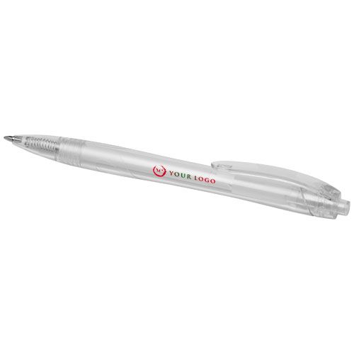 bolígrafo de pet reciclado honhua burgundy/blanco vista1
