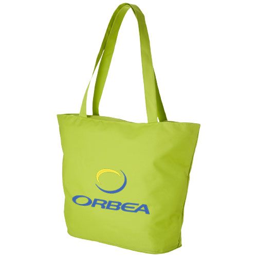 bolsa tote de playa con cremallera panama burgundy/blanco vista1