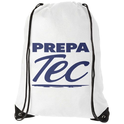mochila de cuerdas no tejida 5l evergreen burgundy/blanco vista1