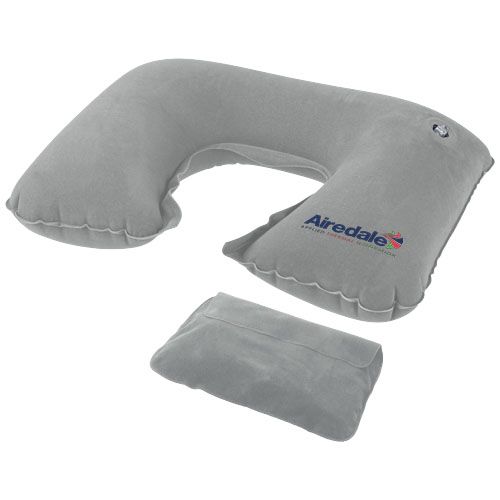 almohada inflable detroit burgundy/blanco vista1