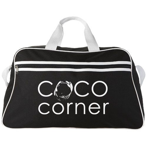 bolsa de deporte con dos bandas 30l san jose burgundy/blanco vista1