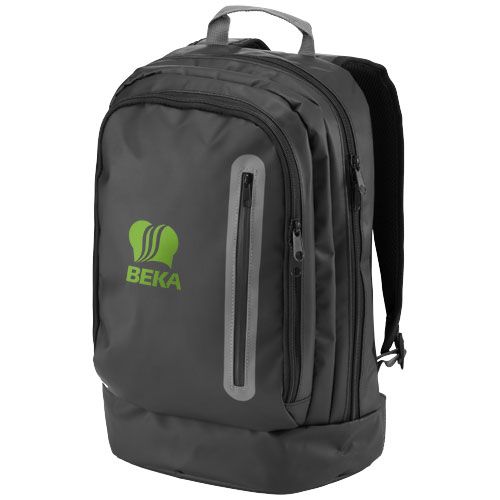mochila impermeable de 15.4 20l north sea burgundy/blanco vista1