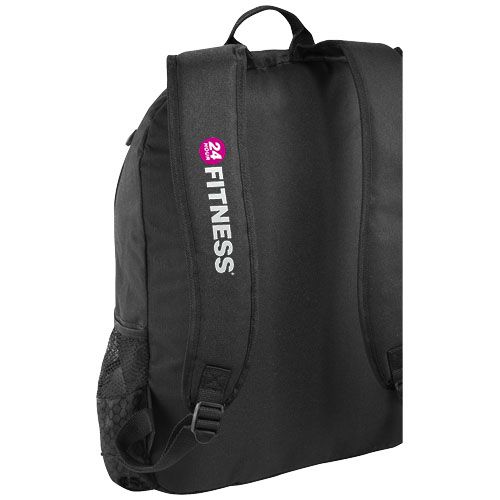 mochila para portátil de 15 15l benton burgundy/blanco vista1