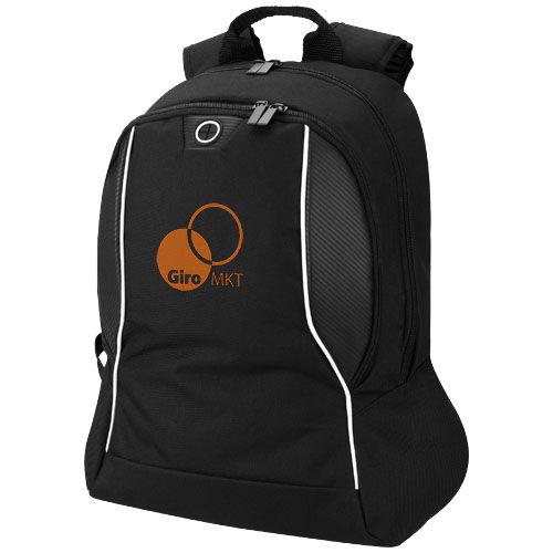 mochila para portátil de 15,6 16l stark tech burgundy/blanco vista1