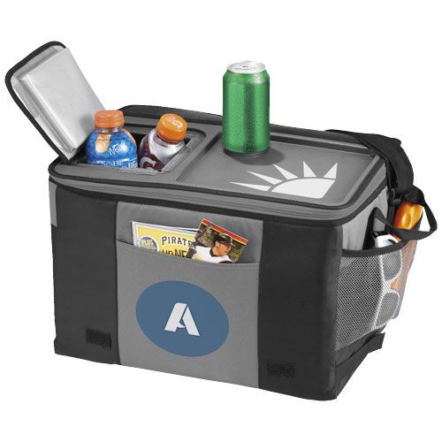 bolsa isotérmica para 50 latas table-top burgundy/blanco vista1