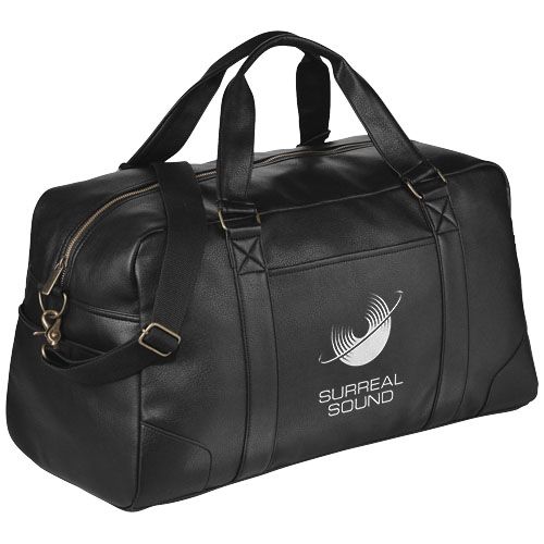 bolsa de viaje de fin de semana 25l oxford burgundy/blanco vista1