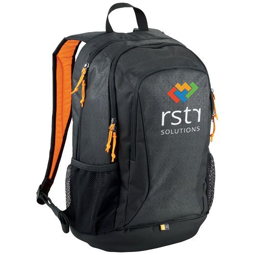 mochila para portátil 15,6 y tablet 24l ibira burgundy/blanco vista1