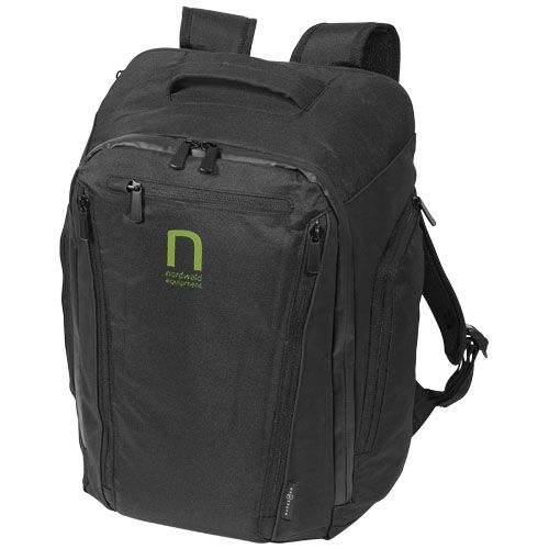 mochila para portátil 15,6 16l deluxe burgundy/blanco vista1
