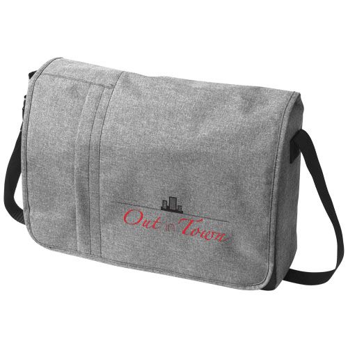 bolsa de mensajero para portátil de 15,6 fromm burgundy/blanco vista1