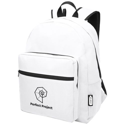 mochila grs de rpet 16l retrend burgundy/blanco vista1